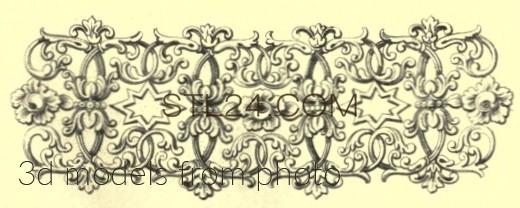 Фризы (FRIESE_0098 -  | 3D model 3DSMAX / OBJ / STL) 3D модель для ЧПУ станка